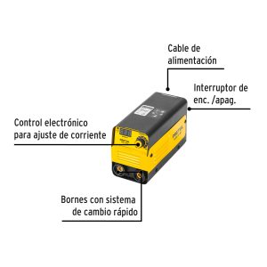 Mini Soldadora Inversora 100 AMP, 110 V, Pretul 29961