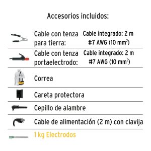 Mini Soldadora Inversora 100 AMP, 110 V, Pretul 29961