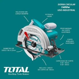 SIERRA CIRCULAR TOTAL 7 1/4 UTS1141856 1400 WATTS