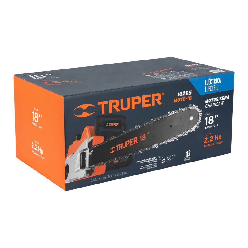 MOTOSIERRA TRUPER ELECTRICA 1600W 18`` 16295