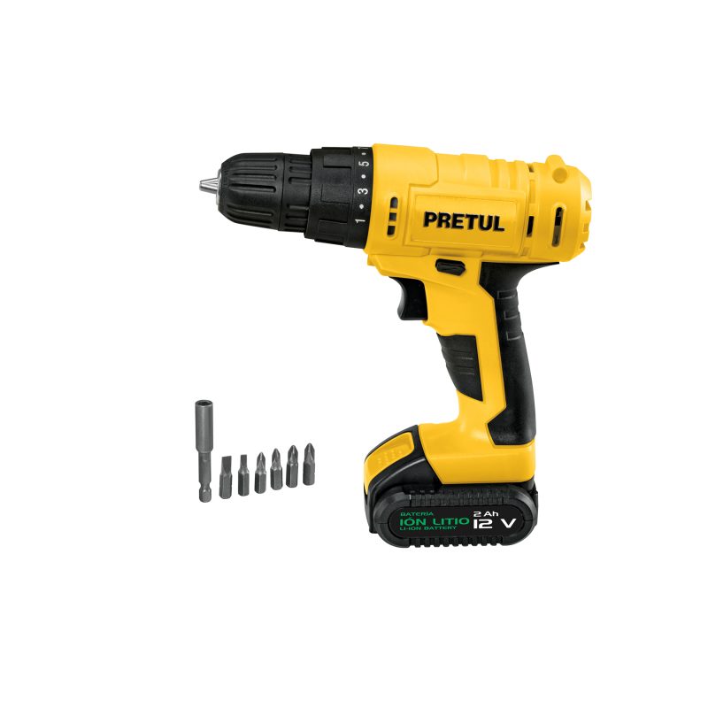 TALADRO INALAMBRICO PRETUL 3/8 12V 29975