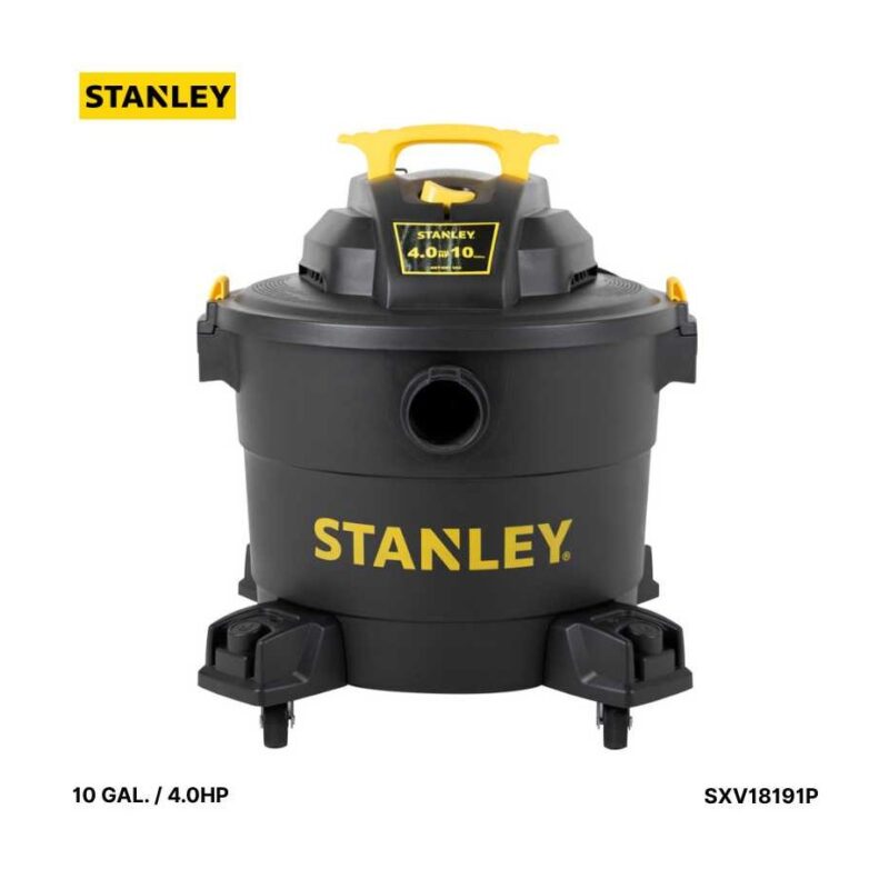 ASPIRADORA STANLEY 10 GALONES, SECO Y HUMEDO SX18191P-B3