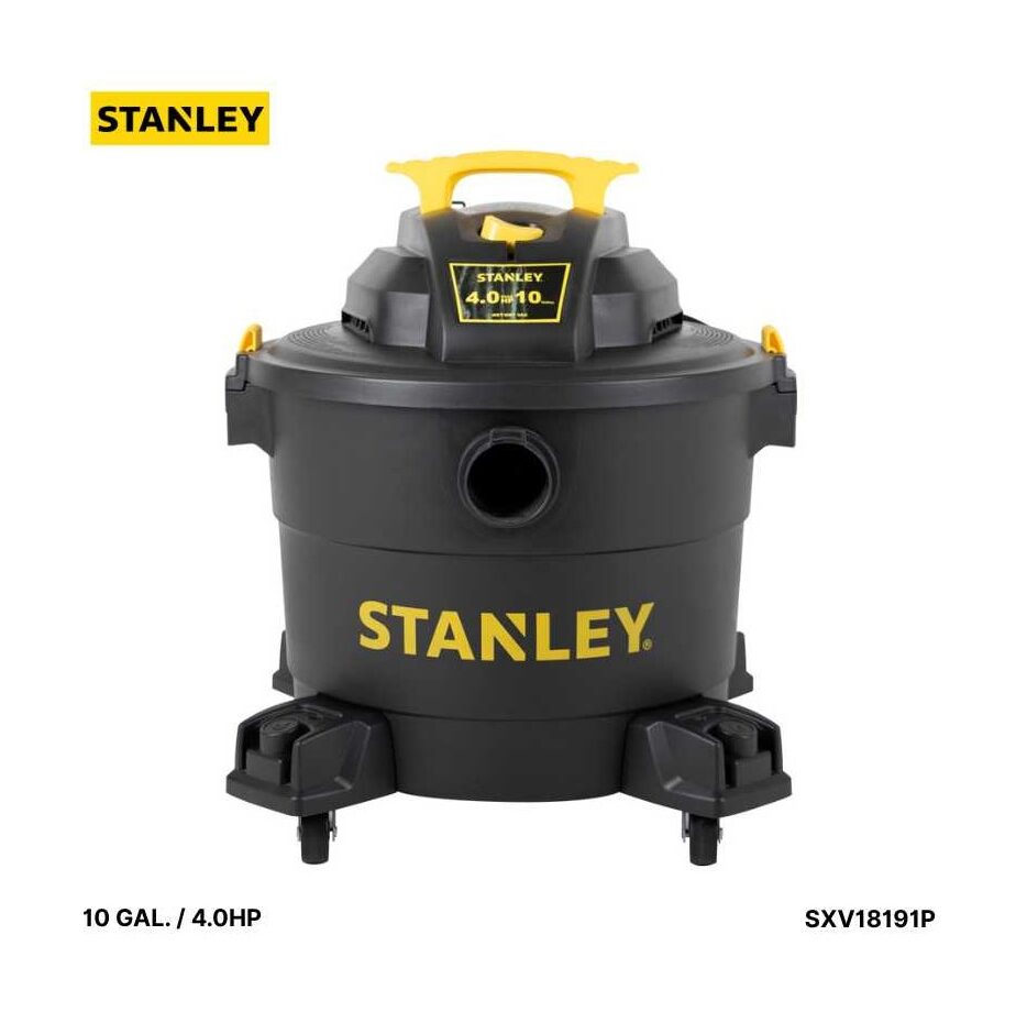 ASPIRADORA STANLEY 10 GALONES, SECO Y HUMEDO SX18191P-B3