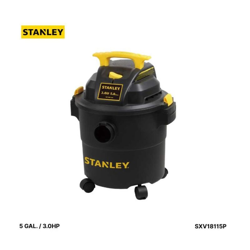 ASPIRADORA STANLEY 5 GALONES SECO Y HUMEDO SX1811SP-B3